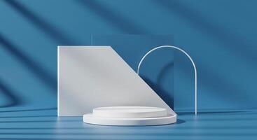 A white table with a white object on it photo