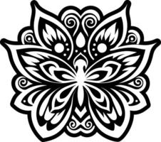 An icon of butterfly in solid style vector