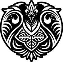 Hawaiian symbol icon in filled style vector