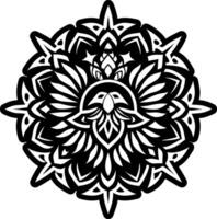 A solid icon showing eagle symbol vector