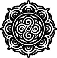 A filled style icon of energy waves artwork vector