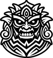 Lono god icon in solid style vector
