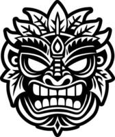God mask icon in solid style vector