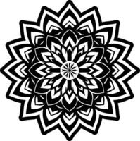 A solid icon showing chakra alignment energy balance vector
