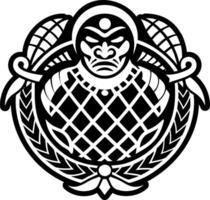 Maui rope icon in solid style vector