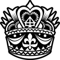 A glyph style icon of monarchy vector