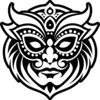 A solid style icon showing opera mask vector