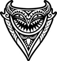 Shark jaws icon in solid style vector