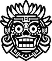Native mask icon in filled style vector