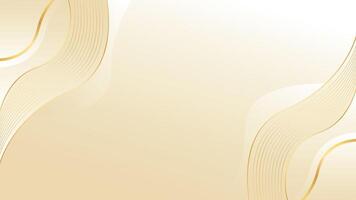 Abstract luxury wave background in elegant beige color vector