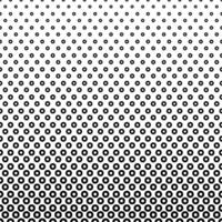Halftone Dot circle Pattern isolated on white vector