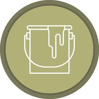 Paint Can icon. colored outline icon style. vector