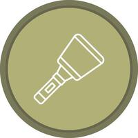 Scraper icon. colored outline icon style. vector