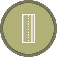 Road icon. colored outline icon style. vector