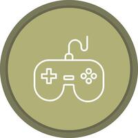 Joystick icon. colored outline icon style. vector