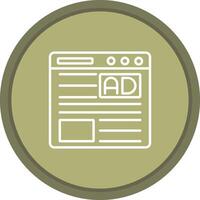 Advertisement Icon Design vector
