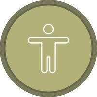Exercise icon. colored outline icon style. vector