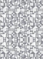 A gray and white geometric pattern vector