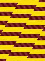 A yellow and red striped pattern vector