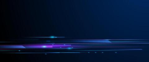Abstract neon light, pattern lines with space. Purple, blue, green and gradient color background vector