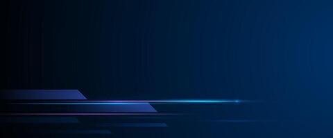 Abstract cyberspace and blue line pattern movement vector