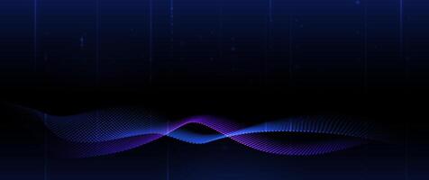 Abstract dynamic, wave - flow mesh particles. Illustration futuristic, network technology background. Design for banner, wallpaper. Futuristic, digital datum network and science concept vector