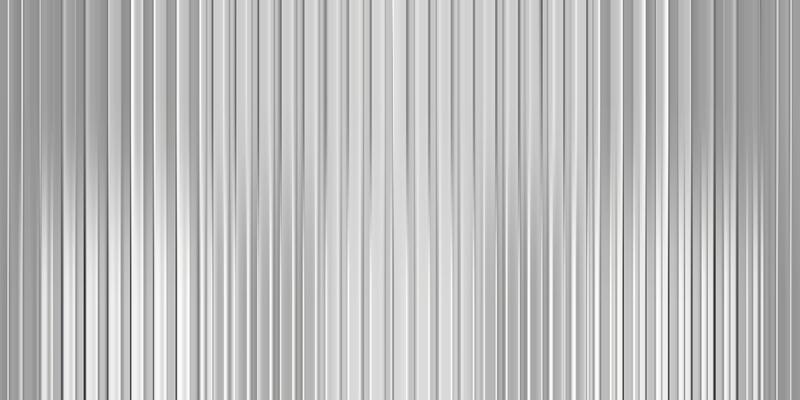 Glass pattern, background effect. Abstract line gradient texture. Ribbed 3d iced corrugated metal. Light holograph wall. Blue gray plastic window blur, Reed flute laser ripple panel