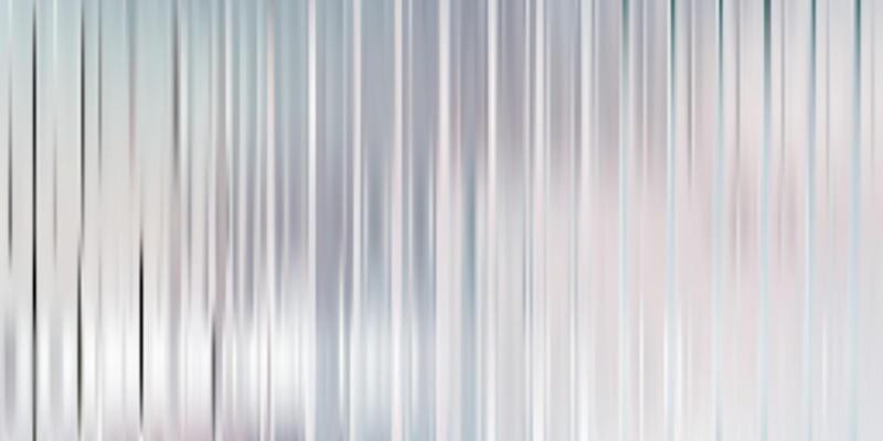 Glass pattern background, ice texture effect. Holograph metal reed abstract line gradient. Ribbed 3d flute ripple striations, silver light corrugated wall window. Frosty iridescent reflect