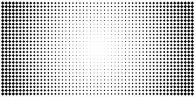 Diamond pixel, matrix cyber pattern. Square dot disperse background. Liquid blob cube fade. Abstract geometric halftone gradient. Lattice grid connect texture. Digital geo shape design vector