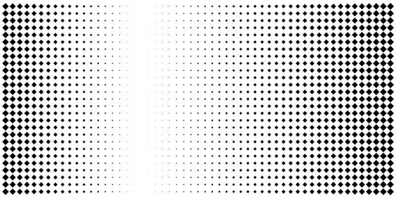 Square dot dissolve, pattern background. Diamond pixel primitive liquid matrix. Geometric fade cyber abstract gradient. Optical blob texture digital grid. Shape connect disperse halftone mosaic
