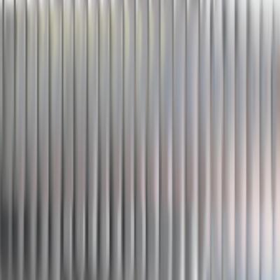Glass pattern texture effect. Holograph ice reed metal. Abstract 3d ribbed line gradient. Fluted laser ripple striations. Silver light corrugated wall. Seamless frosted plastic prism panel