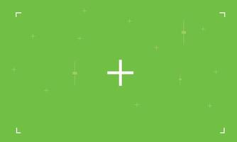 Green Screen with VFX Motion Tracking Markers. Art Design Green Screen Backdrop Template. vector