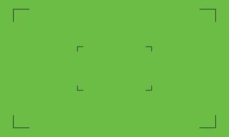 Green Screen with Camera Focus Overlay VFX Motion Tracking Markers. vector