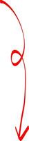 Rough Sketch of Red Ink Arrow vector