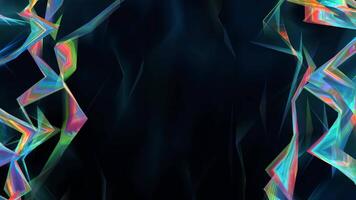 Abstract Colorful Wavy Glowing Background Animation video