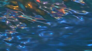Blue Background Flowing Animation With Glowing video