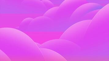 Seamless Loop Cloud Animation. Soft Sky Background in Motion. Purple video