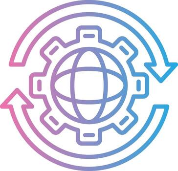 Refresh Digital Tech Element vector