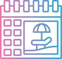 Calendar Geometric App Mark vector