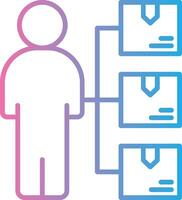 Product Management Custom Line Element vector