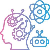 Machine Learning Gradient Color Form vector