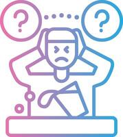 Inattention Compact Web Symbol vector