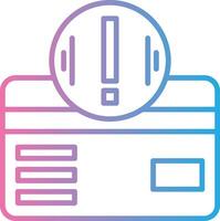 Credit Card Modern Interface Badge vector
