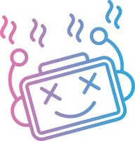 Bot Muted Tone Element vector