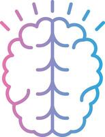 Brain Creative Grid Symbol vector