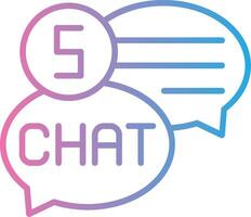 Chat Mobile App Illustration vector