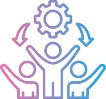 Team Muted Color Design vector