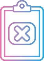 Rejected Mobile App Illustration vector