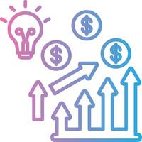 Growth Subtle UI Graphic vector