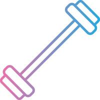 Barbell Handcrafted UI Symbol vector